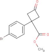 Methyl 1-(4-bromophenyl)-3-oxocyclobutanecarboxylate