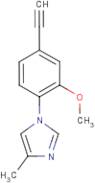 1-(4-Ethynyl-2-methoxyphenyl)-4-methyl-1H-Imidazole