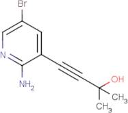 4-(2-Amino-5-bromo-3-pyridinyl)-2-methyl-3-butyn-2-ol