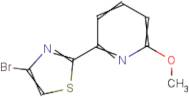 4-Bromo-2-(6-methoxypyridin-2-yl)thiazole