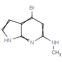 4-Bromo-N-methyl-1H-pyrrolo[2,3-b]pyridin-6-amine