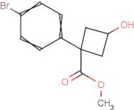 Methyl 1-(4-bromophenyl)-3-hydroxycyclobutanecarboxylate