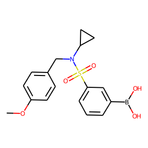 3-[N-Cyclopropyl-N-(4-methoxybenzyl)sulphamoyl]benzeneboronic acid