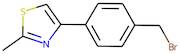 4-[4-(Bromomethyl)phenyl]-2-methyl-1,3-thiazole