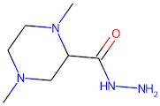 1,4-Dimethylpiperazine-2-carbohydrazide