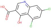 5,7-Dichloro-4-hydroxyquinoline-3-carboxylic acid