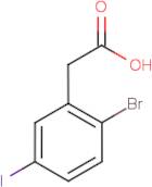 2-Bromo-5-iodophenylacetic acid