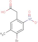 4-Bromo-5-methyl-2-nitrophenylacetic acid