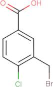 3-(Bromomethyl)-4-chlorobenzoic acid