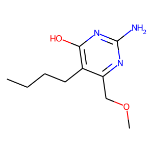 2-Amino-5-(but-1-yl)-4-hydroxy-6-(methoxymethyl)pyrimidine