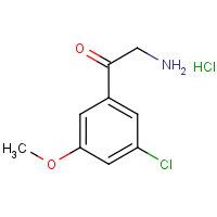 3-Chloro-5-methoxyphenacylamine hydrochloride