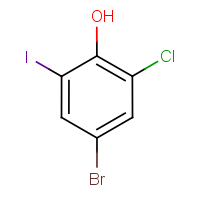 4-Bromo-2-chloro-6-iodophenol