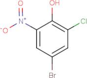 4-Bromo-2-chloro-6-nitrophenol