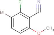 3-Bromo-2-chloro-6-methoxybenzonitrile