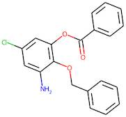 3-Amino-2-(benzyloxy)-5-chlorophenyl benzoate