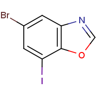 5-Bromo-7-iodo-1,3-benzoxazole