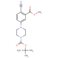 Methyl 5-(4N-BOCpiperazin-1-yl)-2-cyanobenzoate