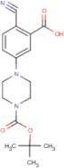 5-(4N-BOCpiperazin-1-yl)-2-cyanobenzoic acid