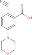 5-Morpholino-2-cyanobenzoic acid