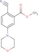 Methyl 5-morpholino-2-cyanobenzoate