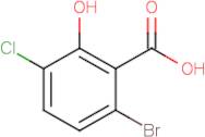 6-Bromo-3-chloro-2-hydroxybenzoic acid