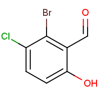 2-Bromo-3-chloro-6-hydroxybenzaldehyde