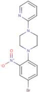 1-(4-Bromo-2-nitrophenyl)-4-(pyridin-2-yl)piperazine