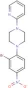 1-(2-Bromo-4-nitrophenyl)-4-(pyridin-2-yl)piperazine