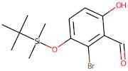 2-Bromo-3-[(tert-butyldimethylsilyl)oxy]-6-hydroxybenzaldehyde