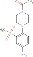 1-Acetyl-4-[4-amino-2-(methylsulphonyl)phenyl]piperazine