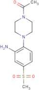 1-Acetyl-4-[2-amino-4-(methylsulphonyl)phenyl]piperazine