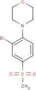 4-[2-Bromo-4-(methylsulphonyl)phenyl]morpholine