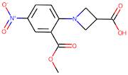 1-[2-(Methoxycarbonyl)-4-nitrophenyl]azetidine-3-carboxylic acid