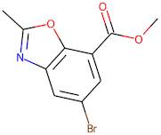 Methyl 5-bromo-2-methyl-1,3-benzoxazole-7-carboxylate