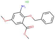 Methyl 3-amino-2-(benzyloxy)-5-methoxybenzoate hydrochloride