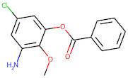 3-Amino-5-chloro-2-methoxyphenyl benzoate