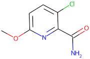 3-Chloro-6-methoxypyridine-2-carboxamide