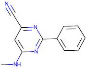 6-(Methylamino)-2-phenylpyrimidine-4-carbonitrile