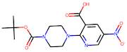 2-[4-(tert-Butoxycarbonyl)piperazin-1-yl]-5-nitronicotinic acid