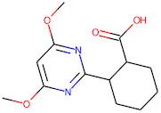 2-(4,6-Dimethoxypyrimidin-2-yl)cyclohexane-1-carboxylic acid