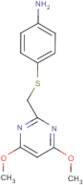 4-[(4,6-Dimethoxypyrimidin-2-yl)methylthio]benzamine