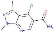 4-Chloro-1,3-dimethyl-1H-pyrazolo[3,4-b]pyridine-5-carboxamide