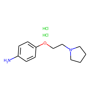 4-[(2-(pyrrolidin-1-yl)ethoxy]phenylamine dihydrochloride