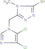 5-(4,5-Dichloroimidazol-1-ylmethyl)-4-methyl-4H-1,2,4-triazole-3-thiol