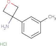 3-Amino-3-(3-methylphenyl)oxetane hydrochloride