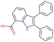 2,3-Diphenyl-1H-indole-7-carboxylic acid