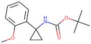 1-(2-Methoxyphenyl)cyclopropan-1-amine, N-BOC protected