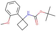 1-(2-Methoxyphenyl)cyclobutan-1-amine, N-BOC protected