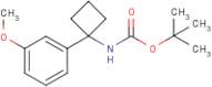 1-(3-Methoxyphenyl)cyclobutan-1-amine, N-BOC protected