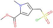 Methyl 4-[(chlorosulfonyl)methyl]-1-methyl-1H-pyrrole-2-carboxylate